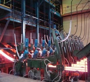 Máquina de fundição de metal contínua CCM horizontal Quadrada Redonda e de laje estável