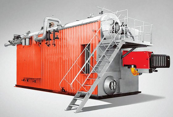 Hot Water Steam Gas Fired Boiler Horizontal 4 Tons Multi Fuel Economic