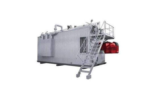 Caldaia industriale ad acqua calda a carbone con griglia a catena Ventilazione bilaterale Scarico