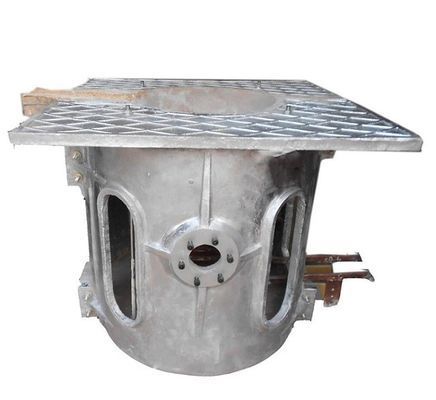 Forno de fusão de alumínio de 400kw 500 Kg, Forno elétrico de fundição de aço e ferro