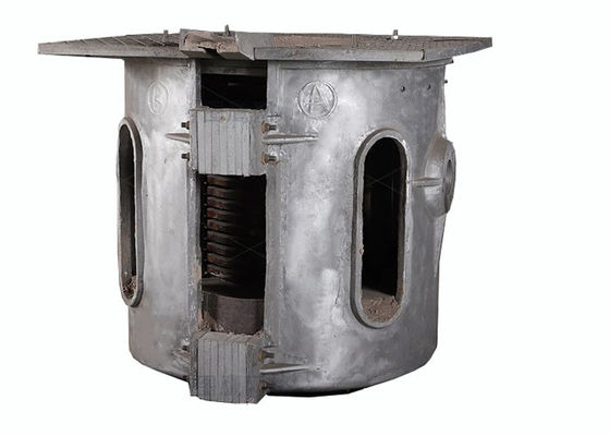 電動アルミ溶融炉 インダクション インゴット重量350kg 耐久性