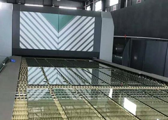 フラットガラス強化炉 強化ガラス製造機 建築用ガラス