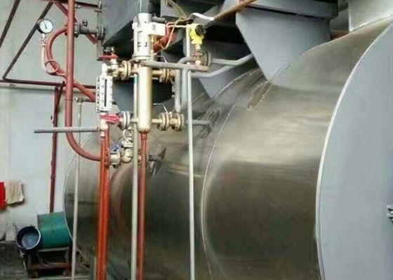 Forno de caldeira de água quente industrial a gás horizontal de duplo tambor para máquina de Eps