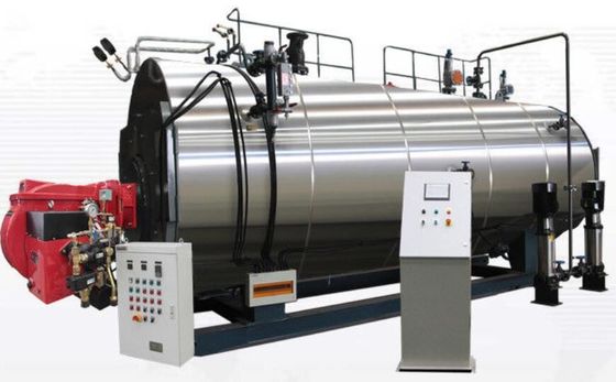 204℃ Caldeira a vapor comercial, Caldeira combinada a GPL Recuperação de calor residual Profissional