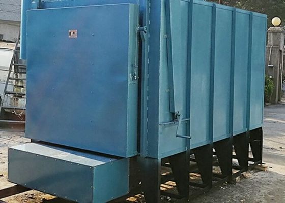 Horno de fondo de carro metálico resistente a cargas pesadas, potencia de salida ajustable, fácil operación